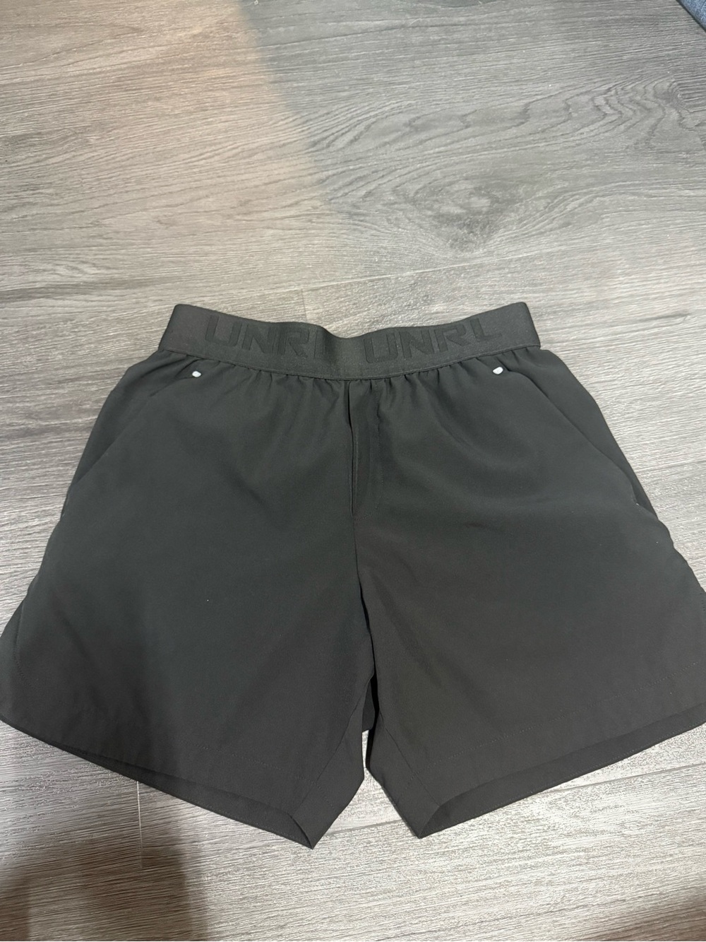 Men’s Black Unrl Performance Shorts
